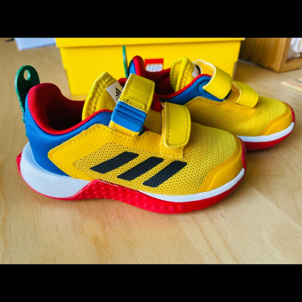ADIDAS X LEGO Sport Shoe Lego Yellow Size 7 Toddler Kids 7K Sneakers Shoes
